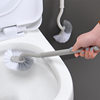 Toilet brush wall-mounted squat toilet Japanese-style cleaning brush home bathroom no dead ends long handle soft-bristled toilet brush