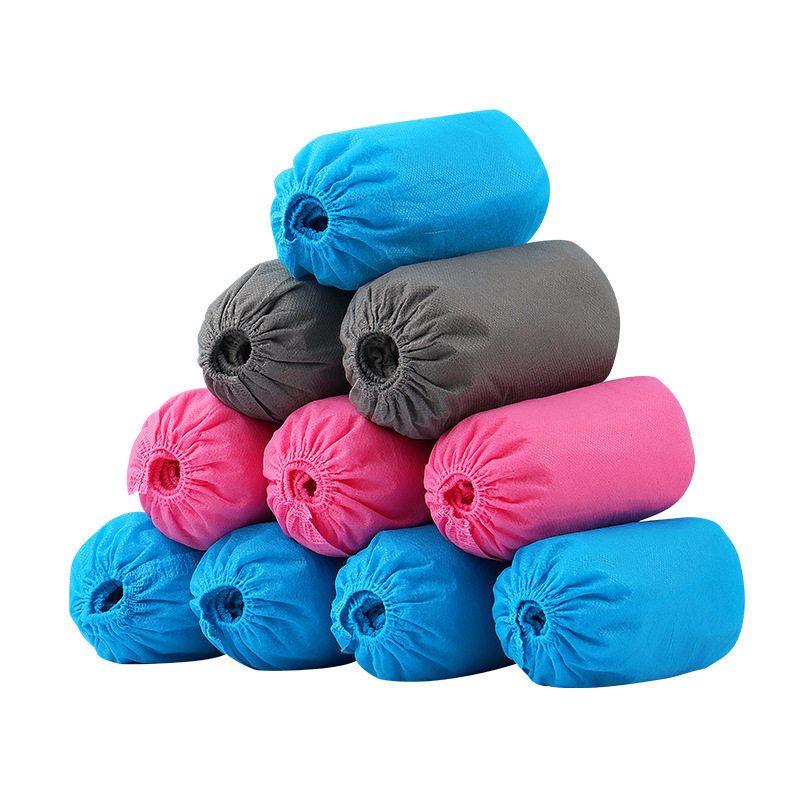 鞋套一次性无纺布加厚家用防滑足套室内居家室内学生防尘耐磨脚套