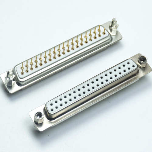 适用DR9/15/25/37 DB公头/母头 焊板插板式180度直针 串口VGA插座 - 图2