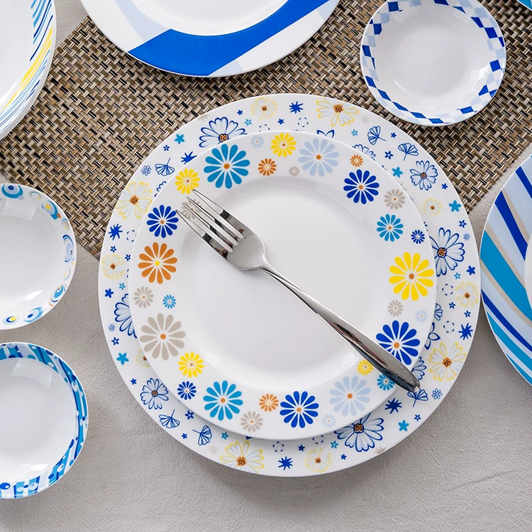 Ceramic tableware, fresh set, European style, simple and elegant design, Birthday gift