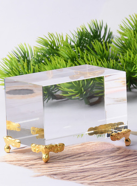 透明水晶展示架矿石晶体底座