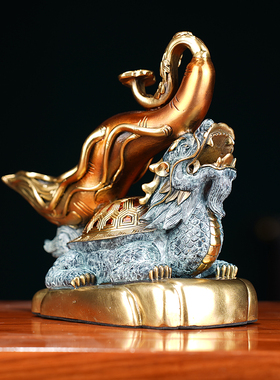 必禧利富贵人如意家居客厅龙龟