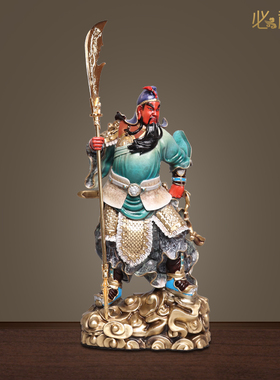 纯铜武财神关二爷摆件