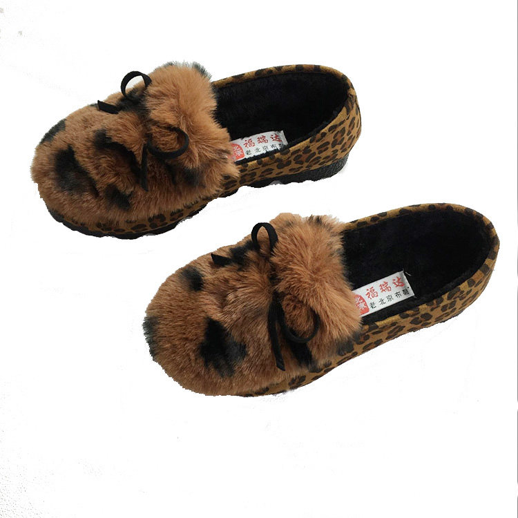 加绒棉鞋豆豆鞋4243大码女冬季毛毛鞋平底懒人鞋休闲孕妇防保暖鞋,淘宝优惠券,粉丝福利购,淘宝优惠卷