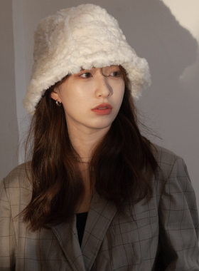 ins女秋冬日系百搭保暖帽子