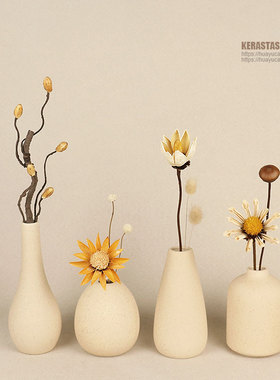 摆件家居饰品房间电视柜子干花书架展示架客厅橱柜小装饰品新中式