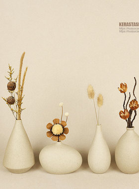 侘寂风软装饰品摆件家居饰品禅意博古架书架民宿客厅禅意新中式小