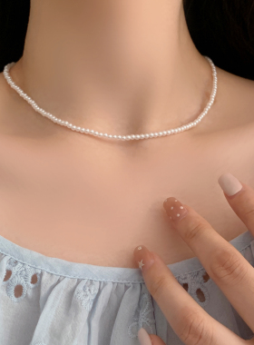 小巧精致豆豆吊坠锁骨链女百搭