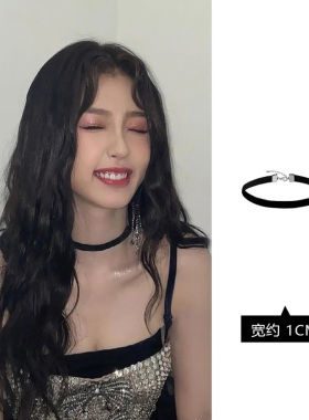 郝本风项链复古金丝绒颈带女配饰