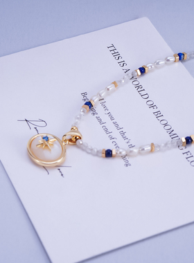 森蔻新款原创设计天然淡水珍珠项链优雅气质小众手作轻奢精致高级