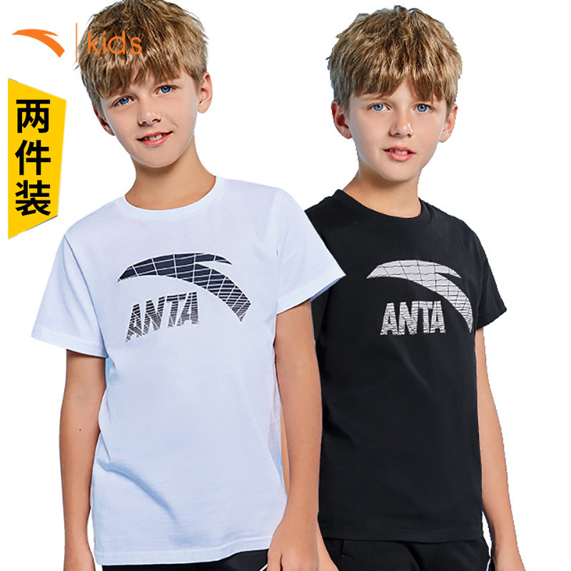 安踏儿童短袖男童2020新款官网t恤 anta安踏超越者T恤