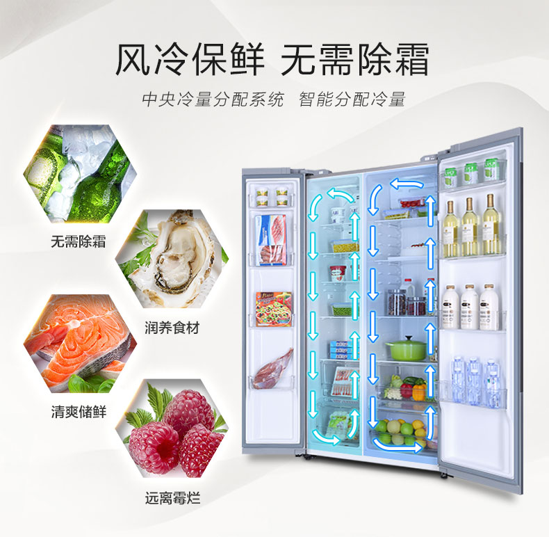 冰箱双门双开门对开门变频无霜家用 572WDENU1 BCD 海尔 Haier 冰箱双门双开门对开门变频无霜家用 572WDENU1 BCD 海尔 Haier