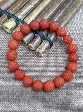男女南红四川南红圆珠手串女士款