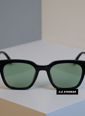 韩潮灰茶配太阳眼镜防紫外线