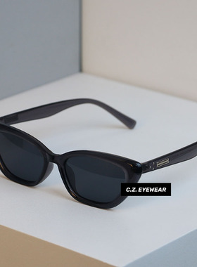 复古嘻哈窄猫眼小脸墨镜防紫外线