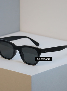 新款韩版灰银面设计墨镜大脸显瘦