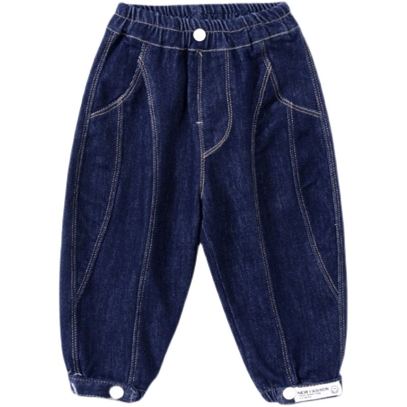 宝宝萝卜裤加绒冬装1-7岁小孩秋冬宽松加厚牛仔裤5女童洋气裤子潮,淘宝优惠券,粉丝福利购,淘宝优惠卷