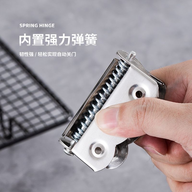 不锈钢纱门蝴蝶自动关门弹簧暗合页关门器沙门纱窗复位回弹闭门器 - 图2