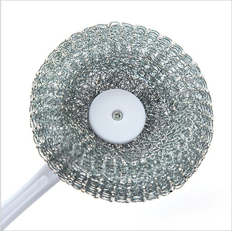 厨房长手柄钢丝球 带柄不生锈球刷去污不沾油厨房小工具清洁球,淘宝优惠券,粉丝福利购,淘宝优惠卷