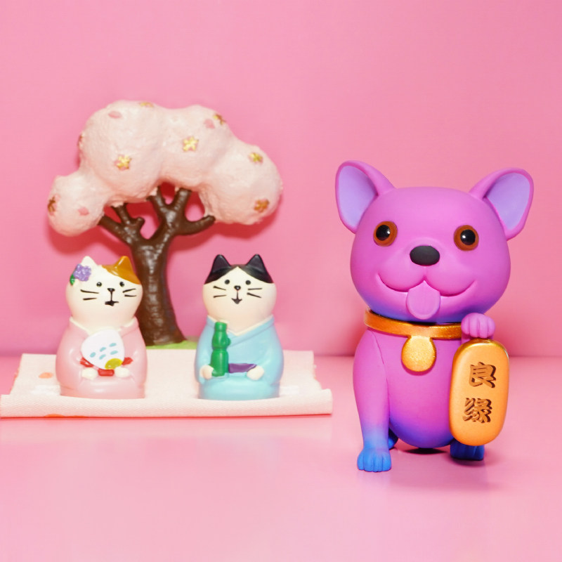 the doggy family招财摆件动漫狗狗 chocoteddy其它玩具