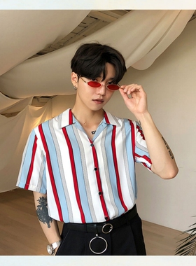 红色椭圆形迷你框太阳眼镜女