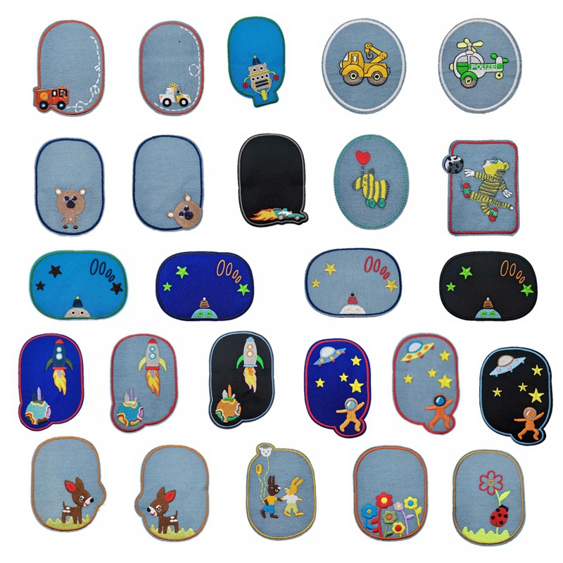 儿童膝盖破洞修补补丁贴牛仔肘贴牛仔布贴男孩校服裤子卡通贴花,淘宝优惠券,粉丝福利购,淘宝优惠卷