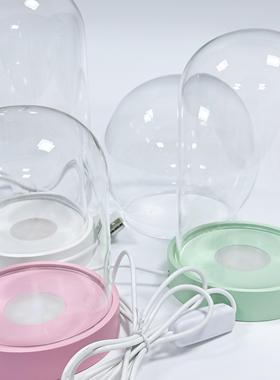 永生花玻璃罩装饰摆件