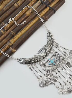 哈尼族民族风项链苗族颈链配饰