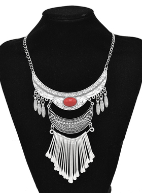 民族风合金项链女云南旅游饰品