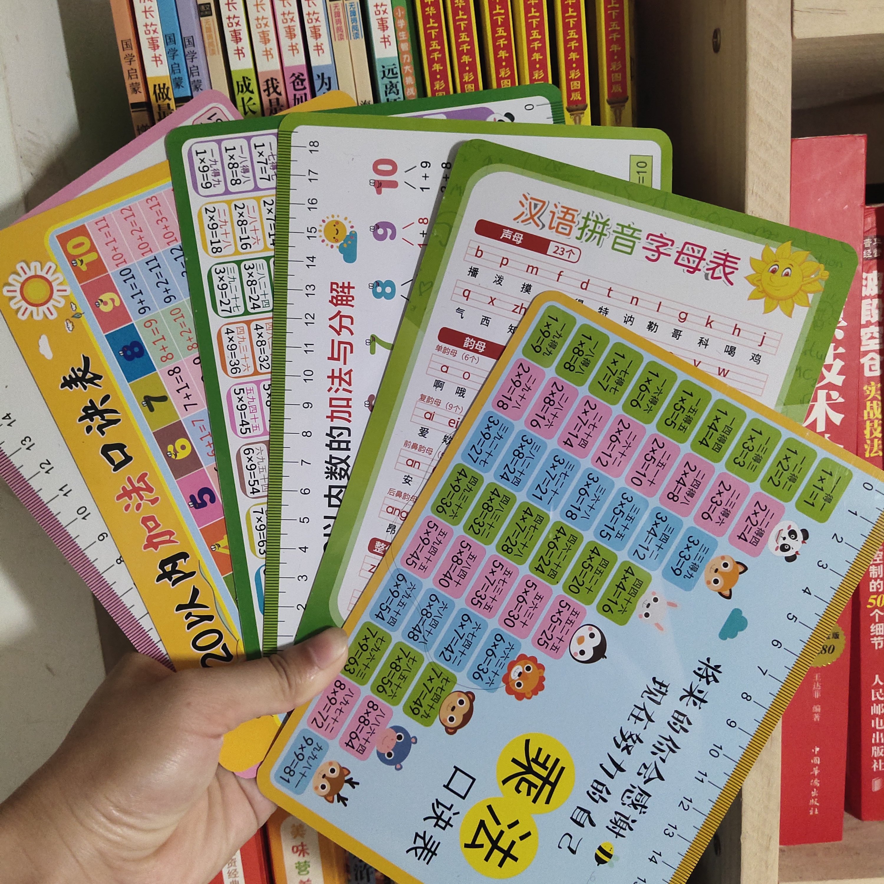 10以内的分解与组成幼儿园一年级20以内加减法口诀表数学公式卡片