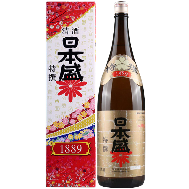 日本清酒/日本盛特撰本酿造清酒/清酒原装进口洋酒/清酒1.8L