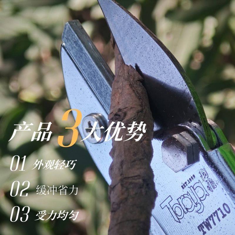 陶雅修枝剪园林铁砧剪强力果园园艺葡萄阳光玫瑰藤蔓剪冬剪不累手,淘宝优惠券,粉丝福利购,淘宝优惠卷