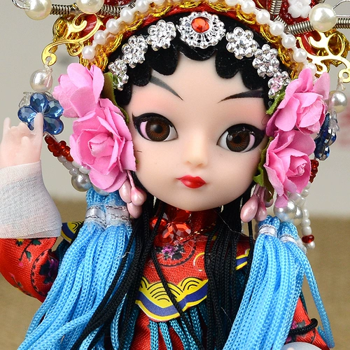 Куклы людей, куклы, уход за лицом, пекинские оперные куклы, шелковые люди, китайские подарки, нематериальные культурные дары для иностранцев