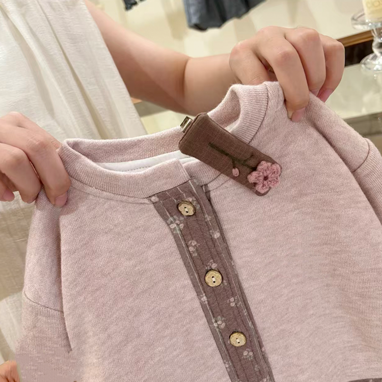 女童冬季套装2025新款女宝宝秋冬季加棉加厚洋气复古碎花两件套潮,淘宝优惠券,粉丝福利购,淘宝优惠卷