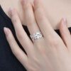 Huaman S925 sterling silver handmade cloth texture