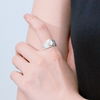 Be your own princess with a moonstone crown ring