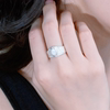 Be your own princess with a moonstone crown ring