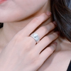 Be your own princess with a moonstone crown ring