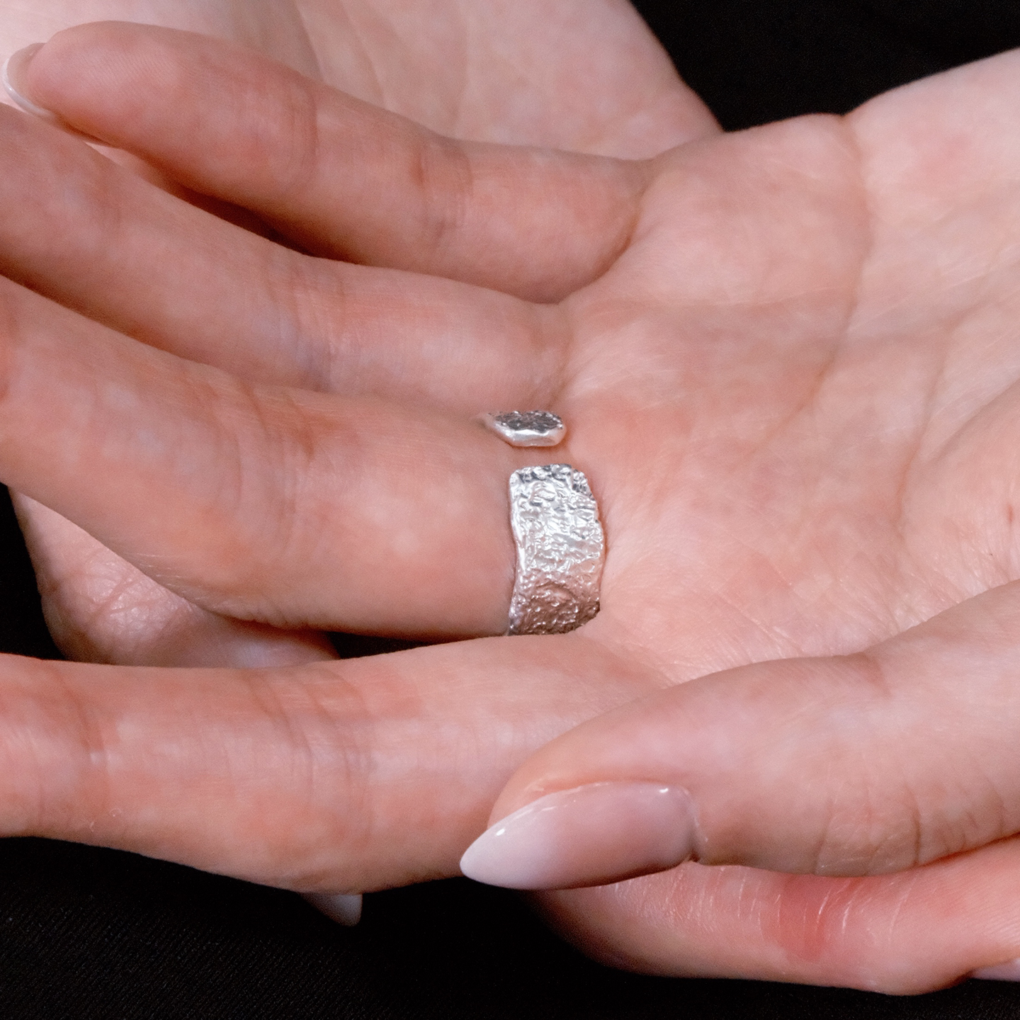 Be your own princess with a moonstone crown ring