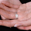 Be your own princess with a moonstone crown ring