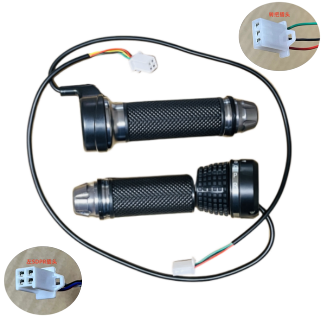Four-speed multi-function split acceleration rotary handle for electric vehicles