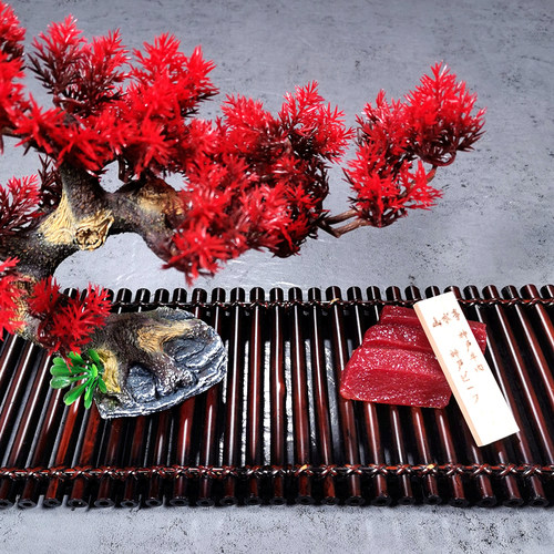 日料摆盘装饰刺身竹排竹篱笆日式烤肉拼盘海鲜姿造摆盘装饰品摆件 - 图2