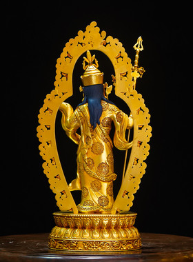 桑巴伦珠玛十寸纯铜鎏金装饰摆件