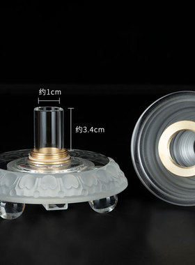 佛堂水晶插电带灯光噶当塔