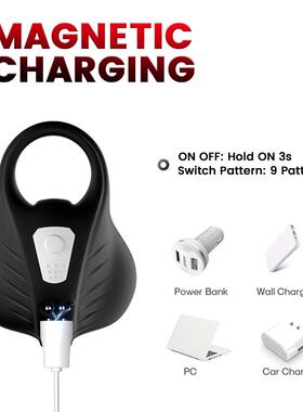 Male penis vibration massager reduces sensitivity