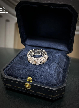 s925纯银高级感18K金小众女戒指