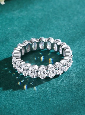 s925纯银椭圆形戒指雷迪恩切指环