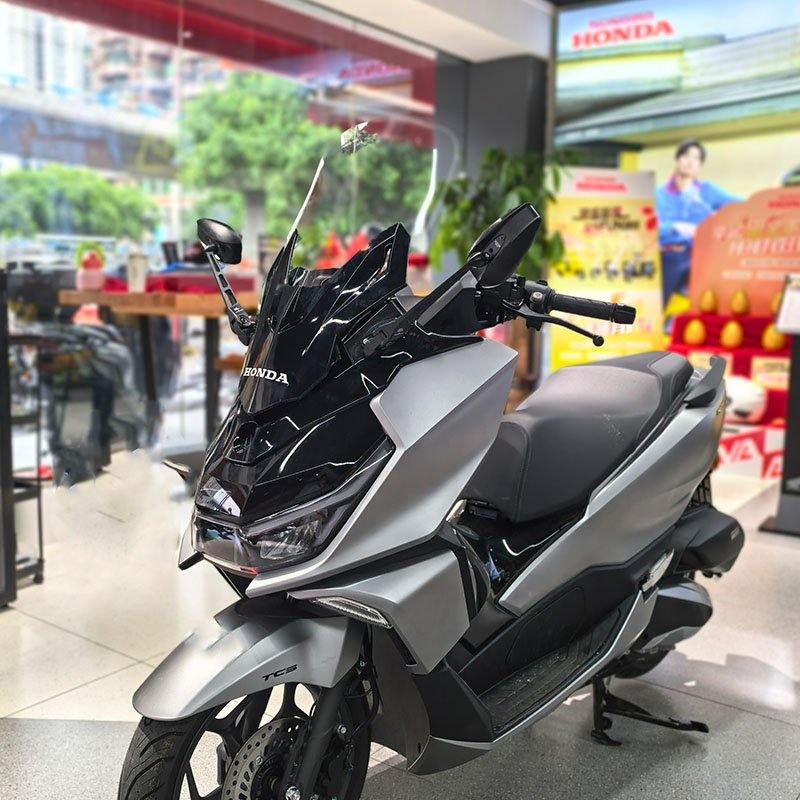 适配新大洲本田NS150GX壳子加高前挡风板后视镜前移改装佛沙前脸 - 图0