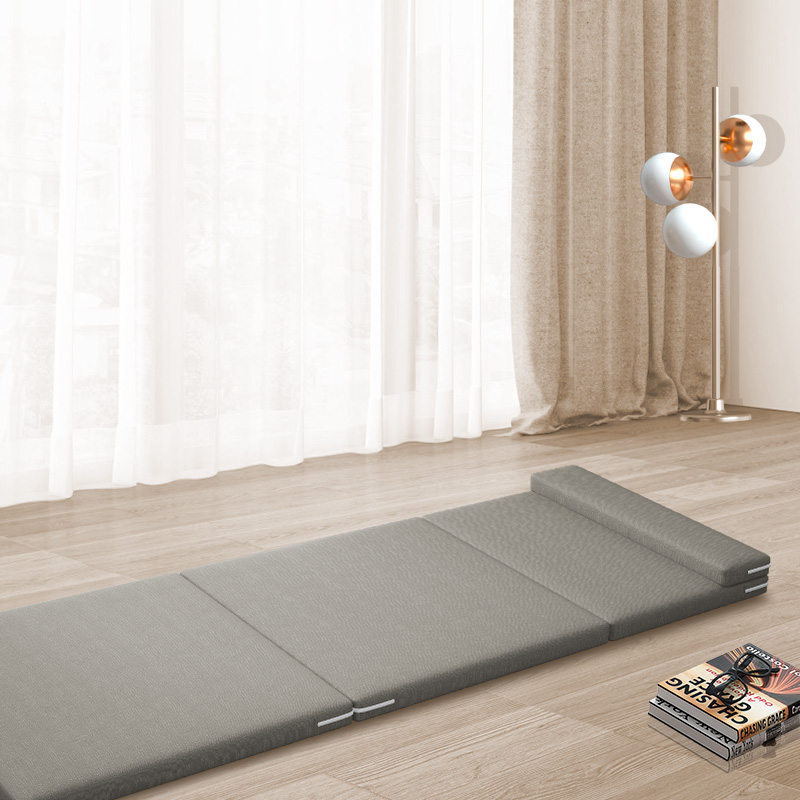 可折叠乳胶床垫办公室午休神器学生宿舍单人午睡榻榻米垫子打地铺 - 图0
