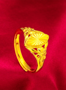 礼物礼品首饰钱币戒指白色生日礼物饰品首饰